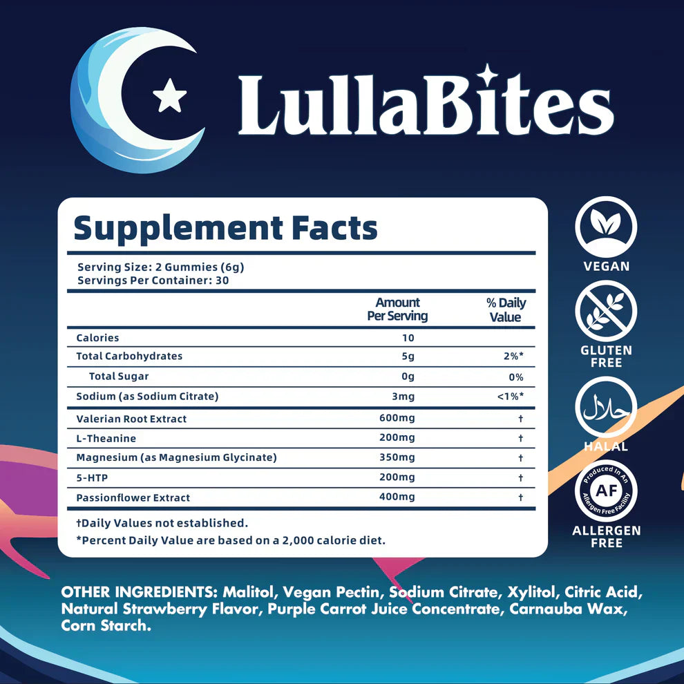 Lullabite - Natural Sleep Gummies