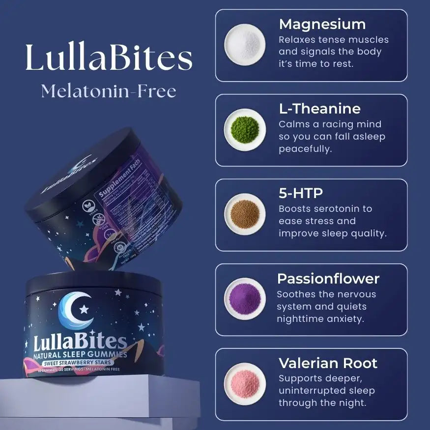 LullaBites — Your Body Makes the Melatonin. You Get the Sleep.